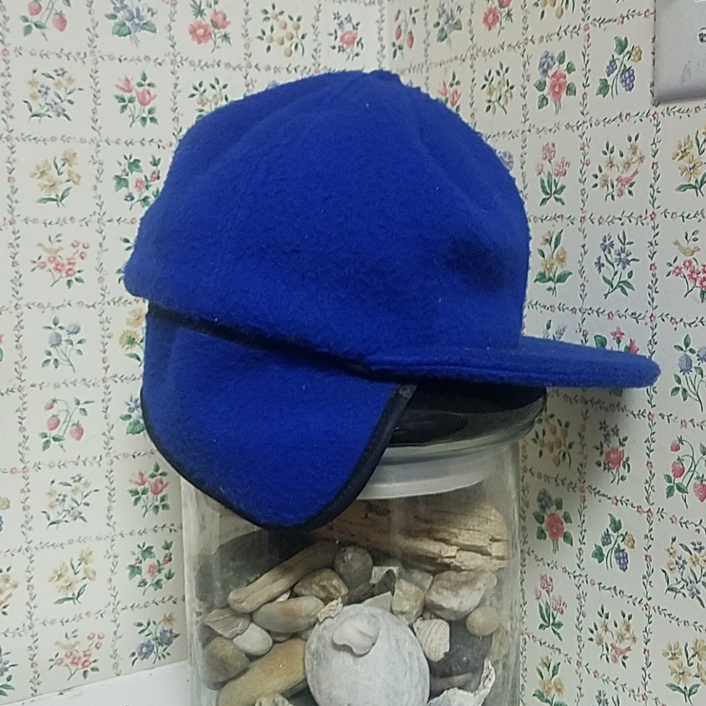 Blue VINTAGE roll down hat
